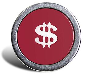 Typewriter Cast Red Dollar
