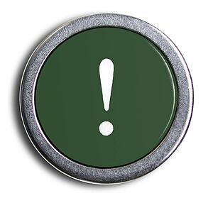 Typewriter Green Exclamation