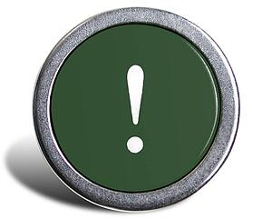 Typewriter Cast Green Exclamation