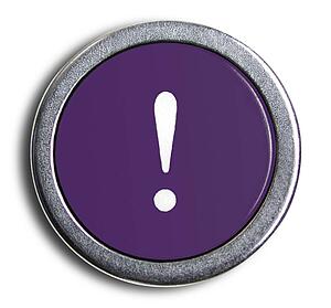 Typewriter Purple Exclamation