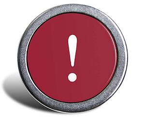 Typewriter Cast Red Exclamation
