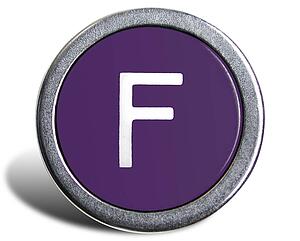 Typewriter Cast Purple F