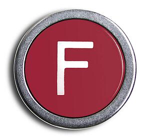 Typewriter Red F