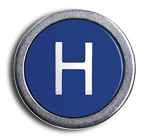 Typewriter Blue H