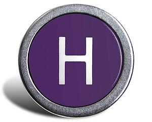 Typewriter Cast Purple H