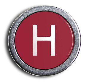 Typewriter Red H