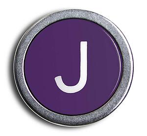 Typewriter Purple J
