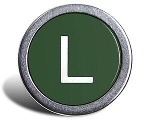 Typewriter Cast Green L