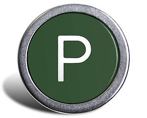 Typewriter Cast Green P