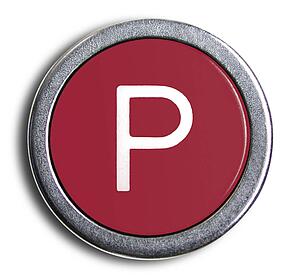 Typewriter Red P