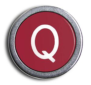 Typewriter Red Q