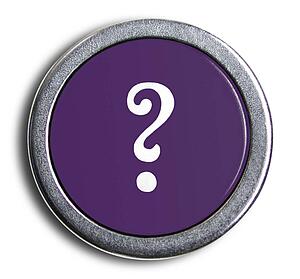 Typewriter Purple Question