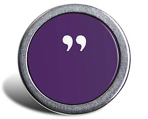 Typewriter Cast Purple Quotes