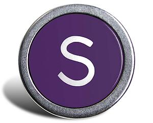 Typewriter Cast Purple S