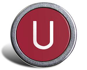Typewriter Cast Red U