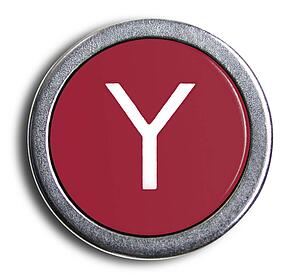 Typewriter Red Y