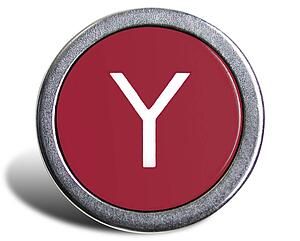 Typewriter Cast Red Y