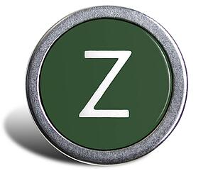 Typewriter Cast Green Z