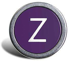 Typewriter Cast Purple Z