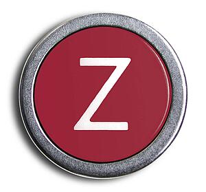 Typewriter Red Z