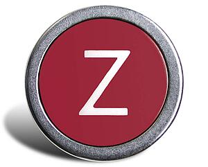 Typewriter Cast Red Z