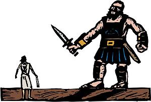 David and Goliath